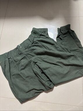 Sale Women's Olive Green Jogger Sweatpants